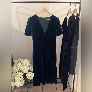 Gianni Bini, Velvet, Dark Green, Size 10